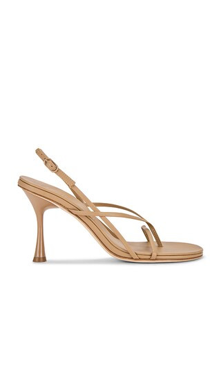 Wishbone 90 Heel in Beige | Revolve Clothing (Global)