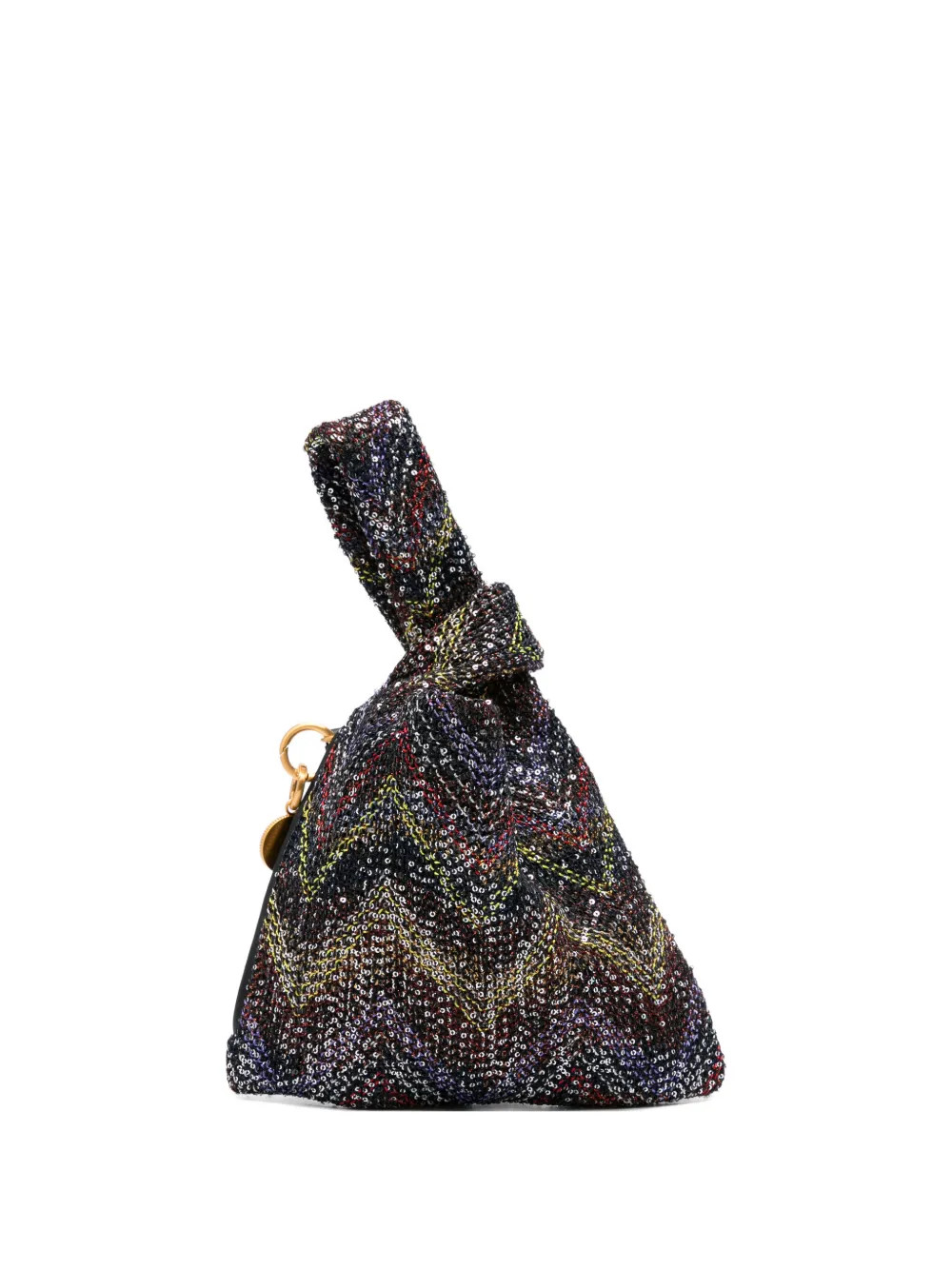 Missoni Chevron Metallic Tote Bag | Black | FARFETCH FR | Farfetch Global