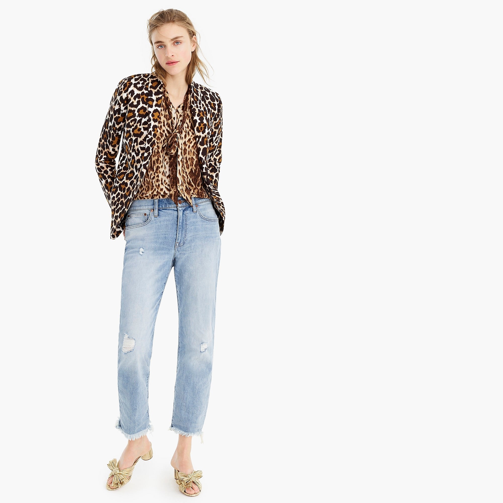 Slim boyfriend jean in hydrangea blue wash | J. Crew US