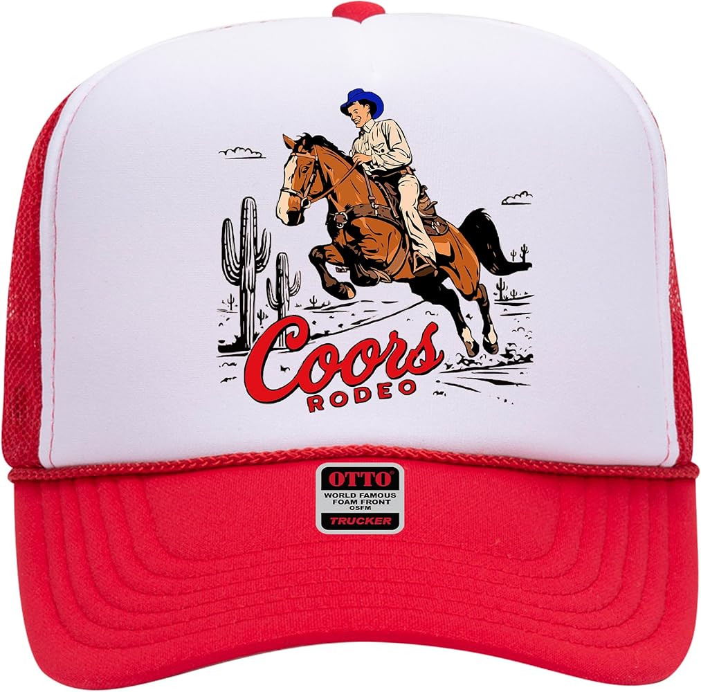 The Horseback Rodeo Trucker Hat - Premium Snapback for Men and Women - Cowboy Western Beer Countr... | Amazon (US)