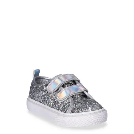 Wonder Nation Toddler Girl Casual Canvas Skate Sneaker Sizes 5-12 | Walmart (US)