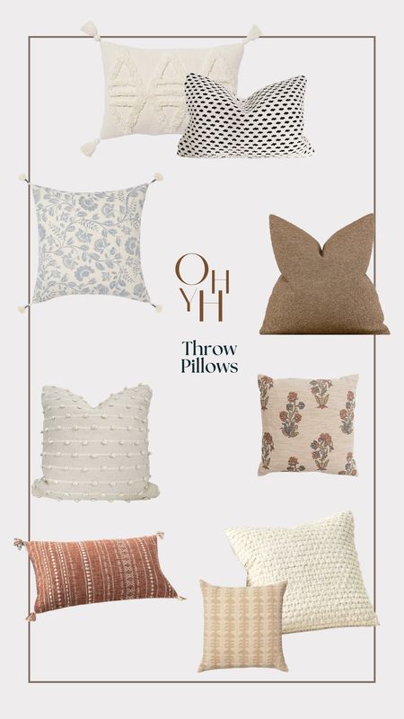 The cutest throw pillows to spruce up any space. 

#LTKFind #LTKSale #LTKhome