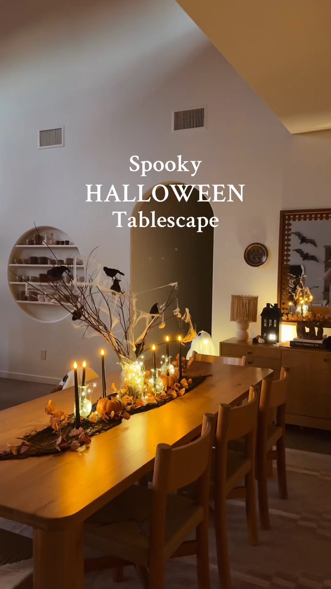 Easy Halloween table decor 

#LTKHome #LTKSeasonal