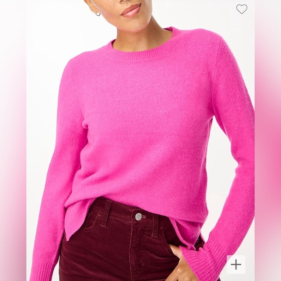 NWT J.Crew Factory Crewneck sweater in extra-soft yarn, size M, BU223 | Poshmark