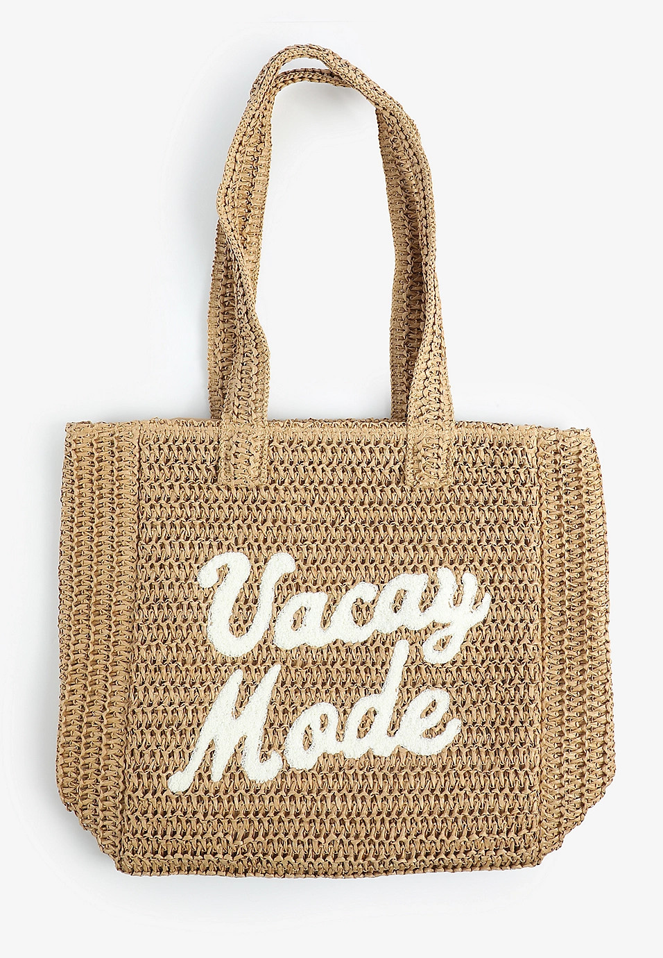 Vacay Mode Raffia Tote Bag | Maurices