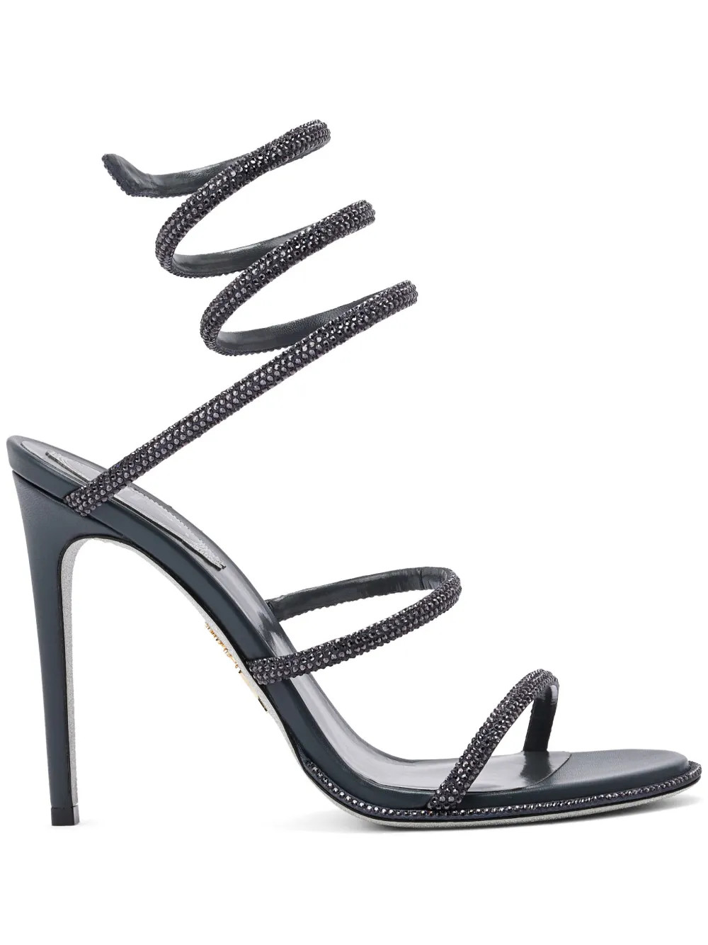 René Caovilla 105mm Cleo Sandals | Grey | FARFETCH AU | Farfetch Global