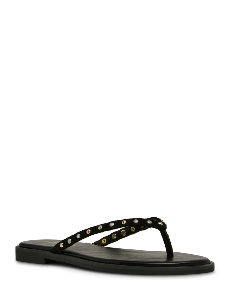 Madden Girl Women's Scouttt Studded Thong Sandal | Walmart (US)