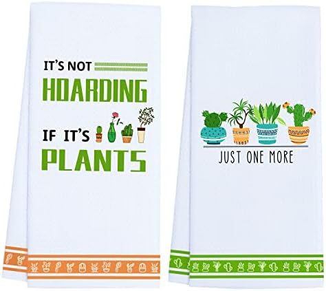 Funny Kitchen Towels, Plant Gifts for Plant Lovers Women Gardener, Funny Birthday Gift for Friend, P | Amazon (US)
