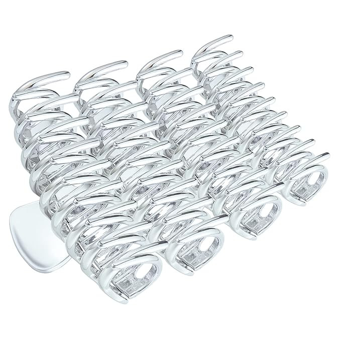 TOCESS Big Hair Clips for Women Large Claw Clips for Thick Thin Hair, Fadeless Nonslip Durable 4.... | Amazon (US)