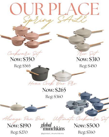 Our place Spring Sale! My favorite cookware at an amazing price! They have great bundles and individual cookware! 

#LTKsalealert #LTKhome #LTKover40