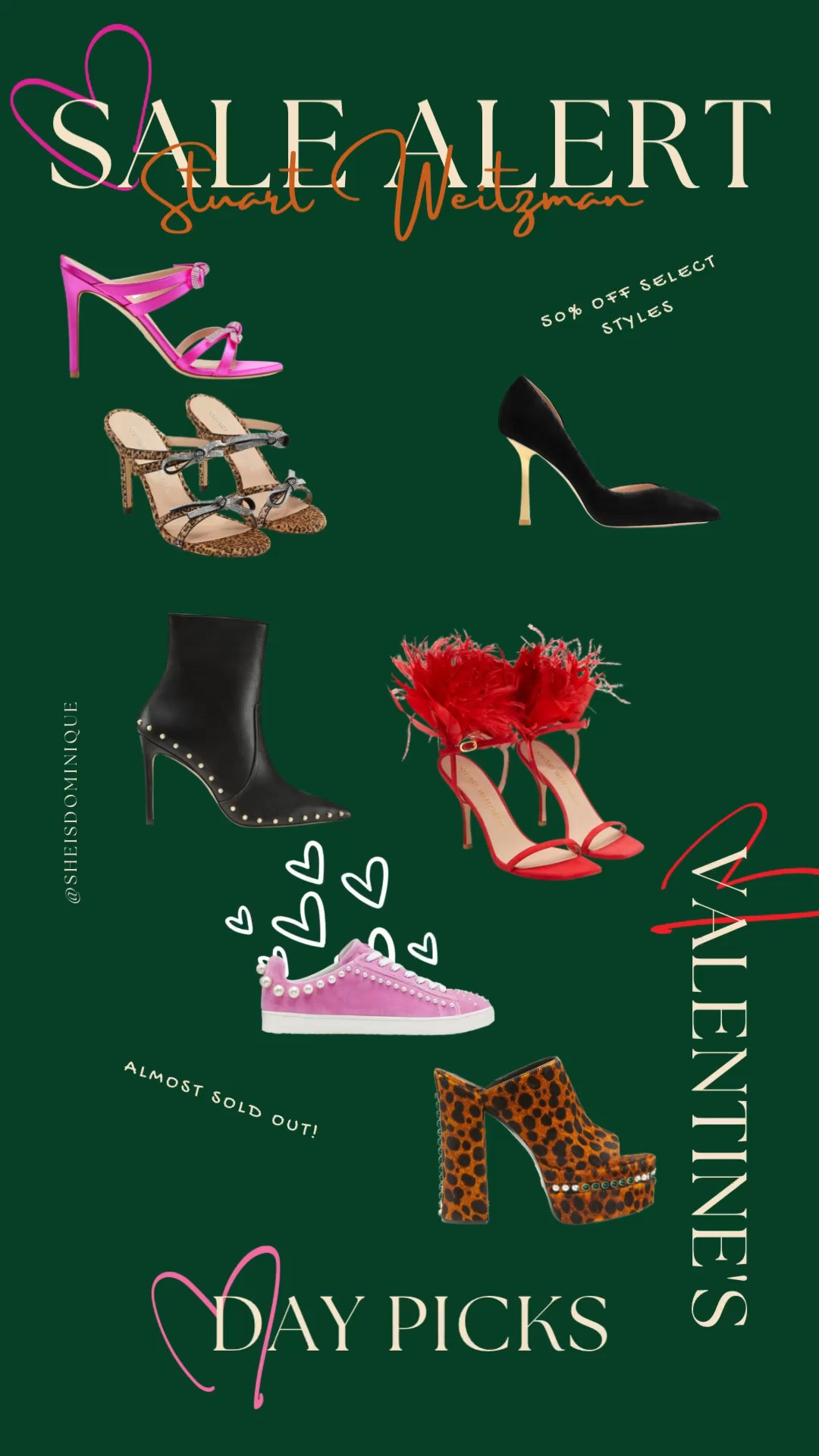 Stuart Weitzman Sale Alert: up to 50% off select styles 

Valentine’s Day shoes, special occasion, going out shoes, date night, wedding, luxury 

#LTKFind #LTKsalealert #LTKshoecrush