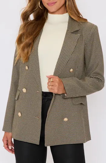 Margaret Plaid Double Breasted Blazer | Nordstrom