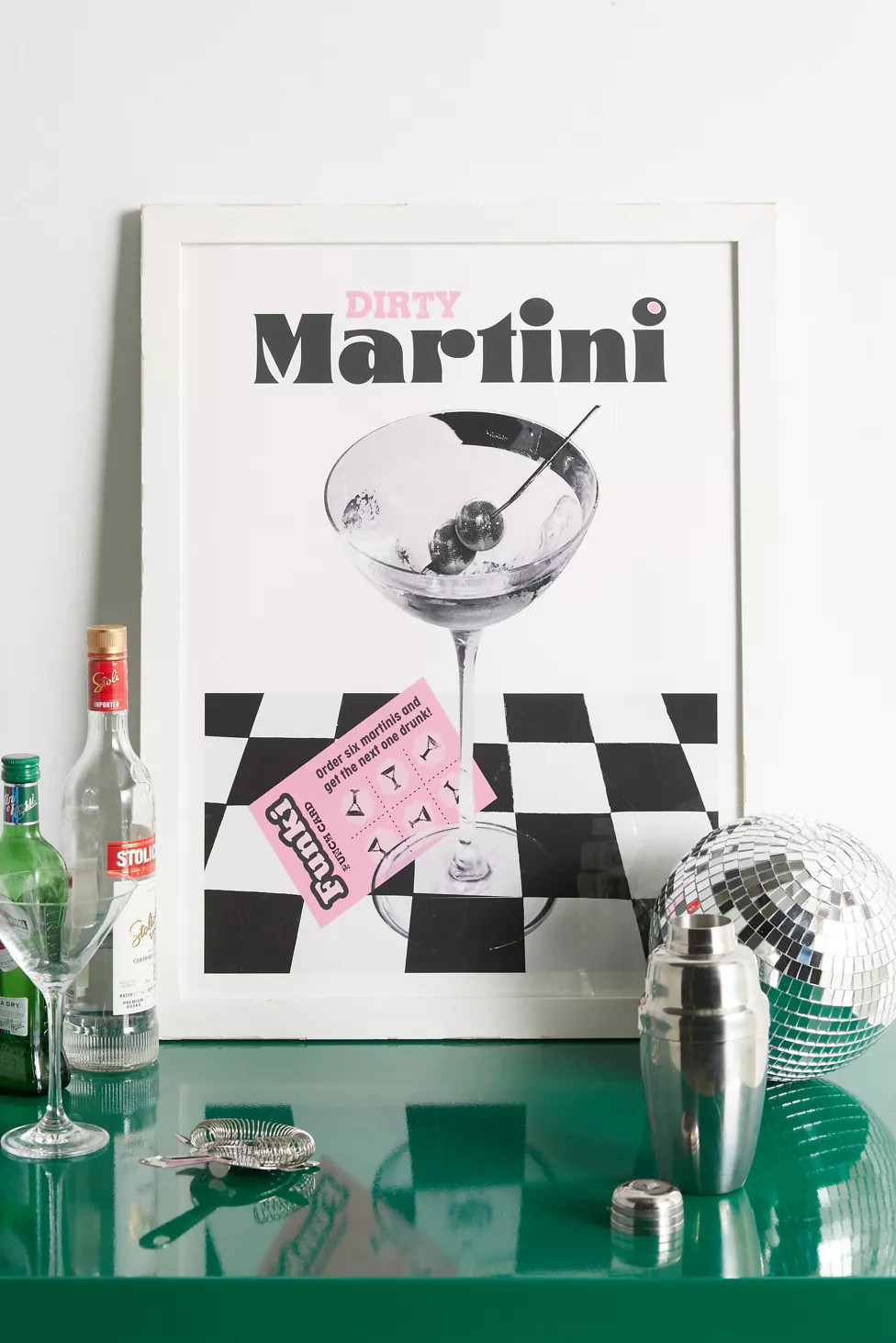 Megan Steiger Dirty Martini Art Print | Urban Outfitters (US and RoW)