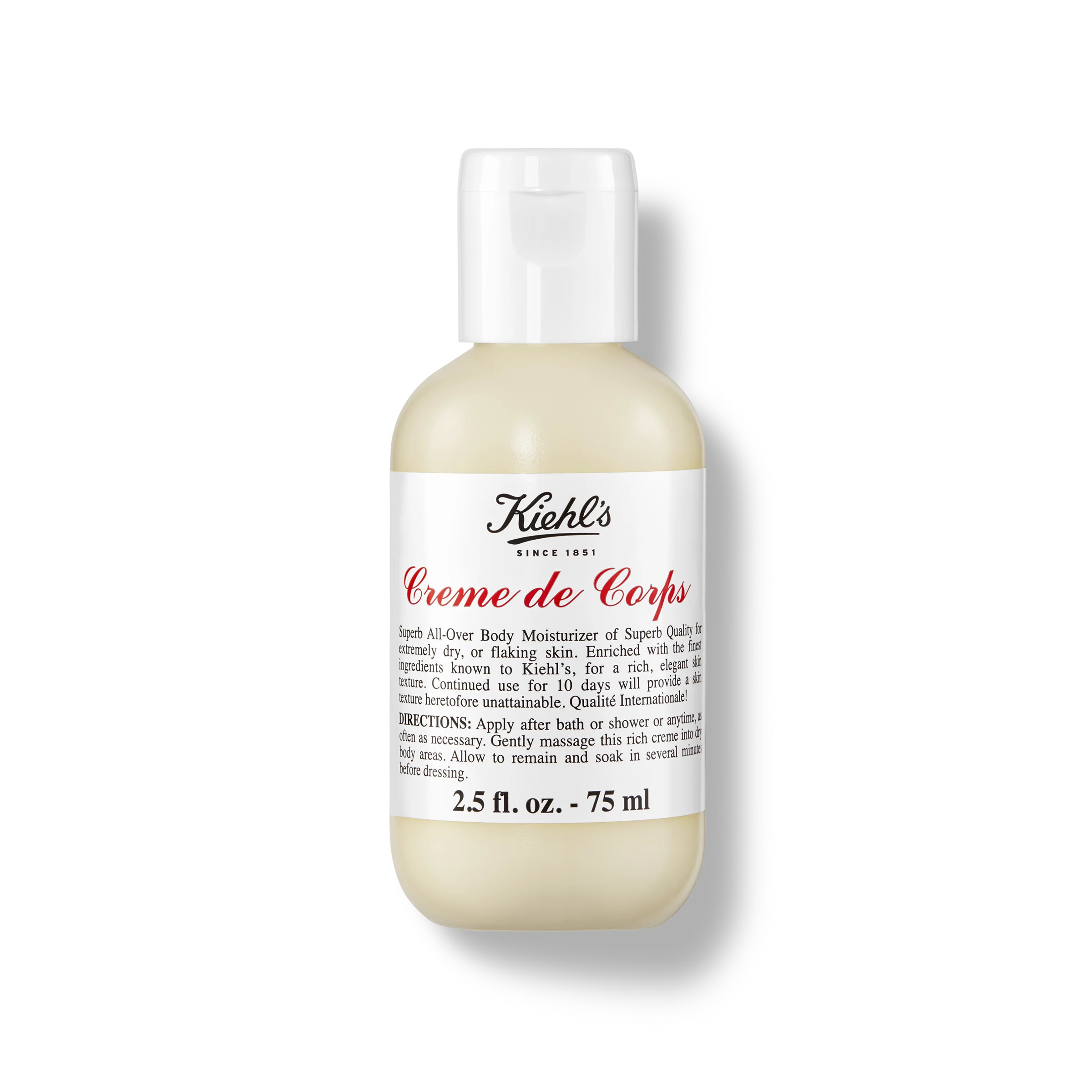 Kiehl's Creme de Corps Refillable Body Lotion with Cocoa Butter | 2.54 fl oz | Kiehl's