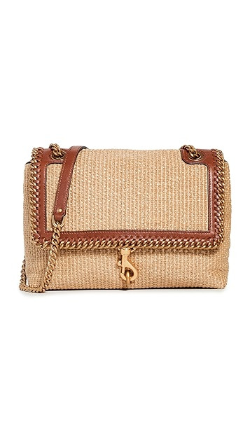 Edie Flap Shoulder with Woven Chain Strap | Shopbop