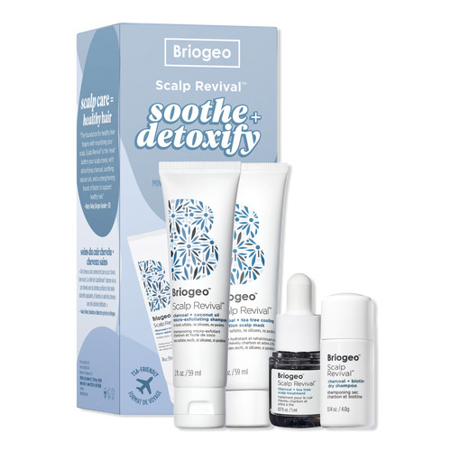 BriogeoScalp Revival Soothe + Detoxify Travel Set | Ulta