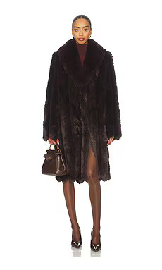 NBD x Emma Leger Nadia Coat in Chocolate Brown from Revolve.com | Revolve Clothing (Global)