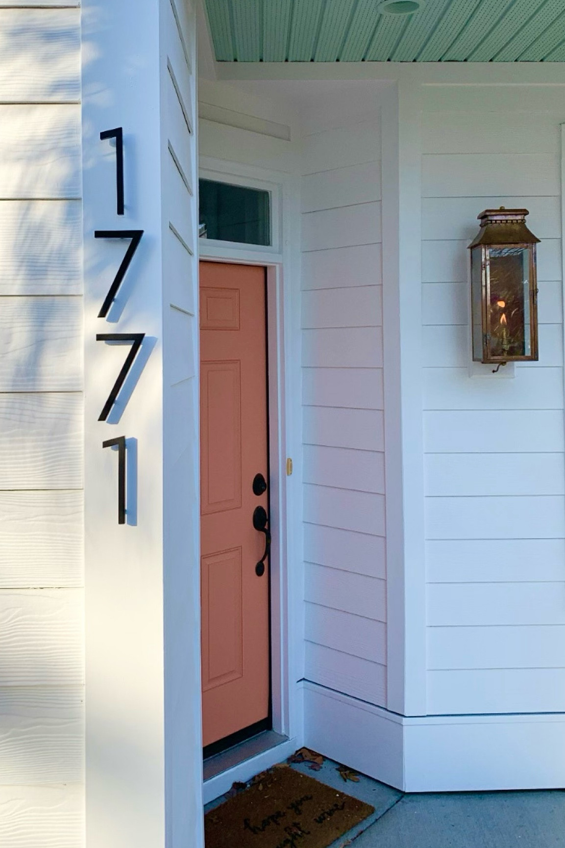 Our exterior update is starting to come together! 