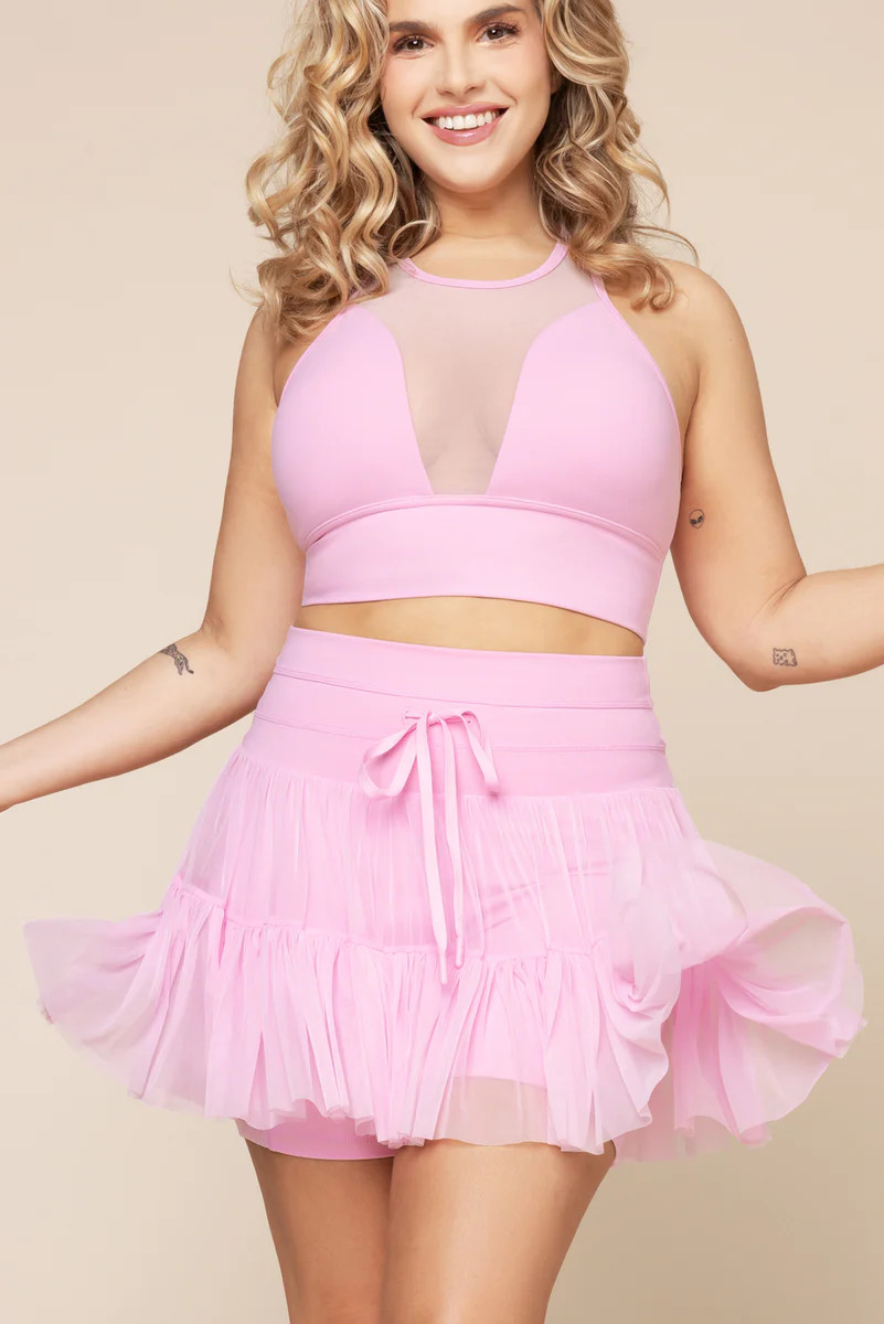 Pirouette Skort - Bubblegum | POPFLEX