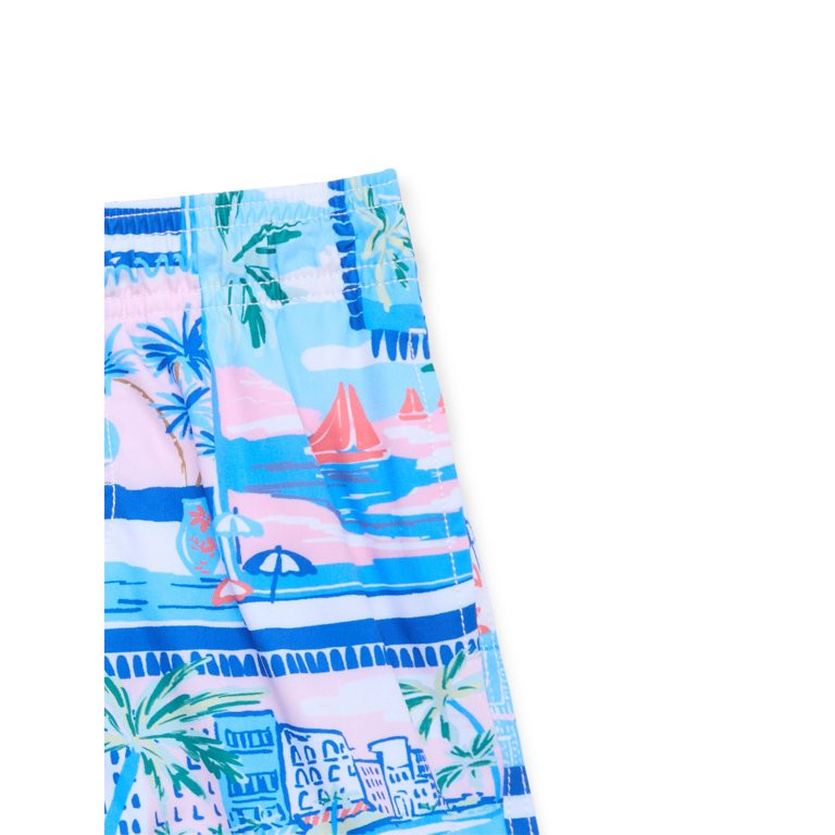 Wonder Nation Boys Quick Dry Stretch Swim Trunks, Sizes 4-18 & Husky | Walmart (US)