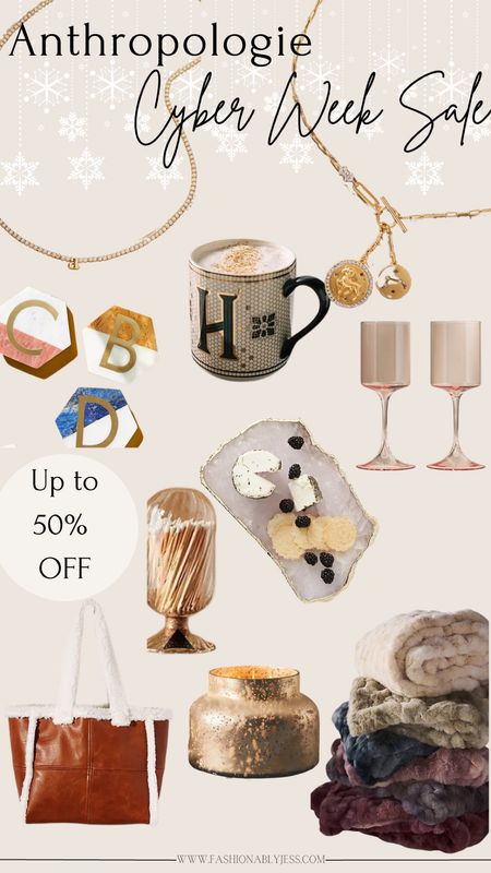 Absolutely loving this Cyber Monday sale from Anthropologie! Get up to 50% off these great home products! Perfect to gift to any new home owners! 

#LTKHoliday #LTKCyberweek #LTKGiftGuide