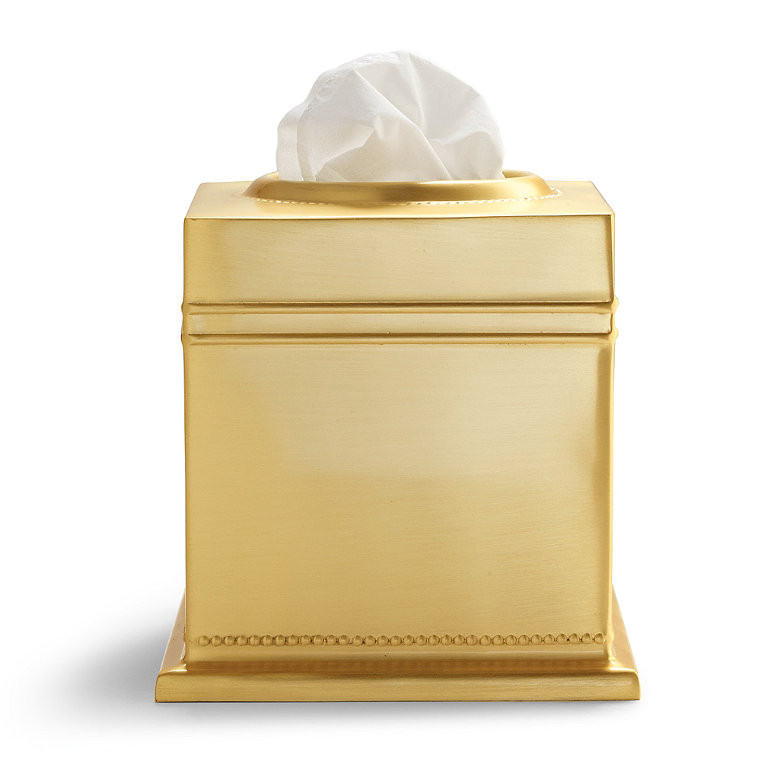 Brushed Brass Tissue Cover $99.00 $94.05 | Frontgate