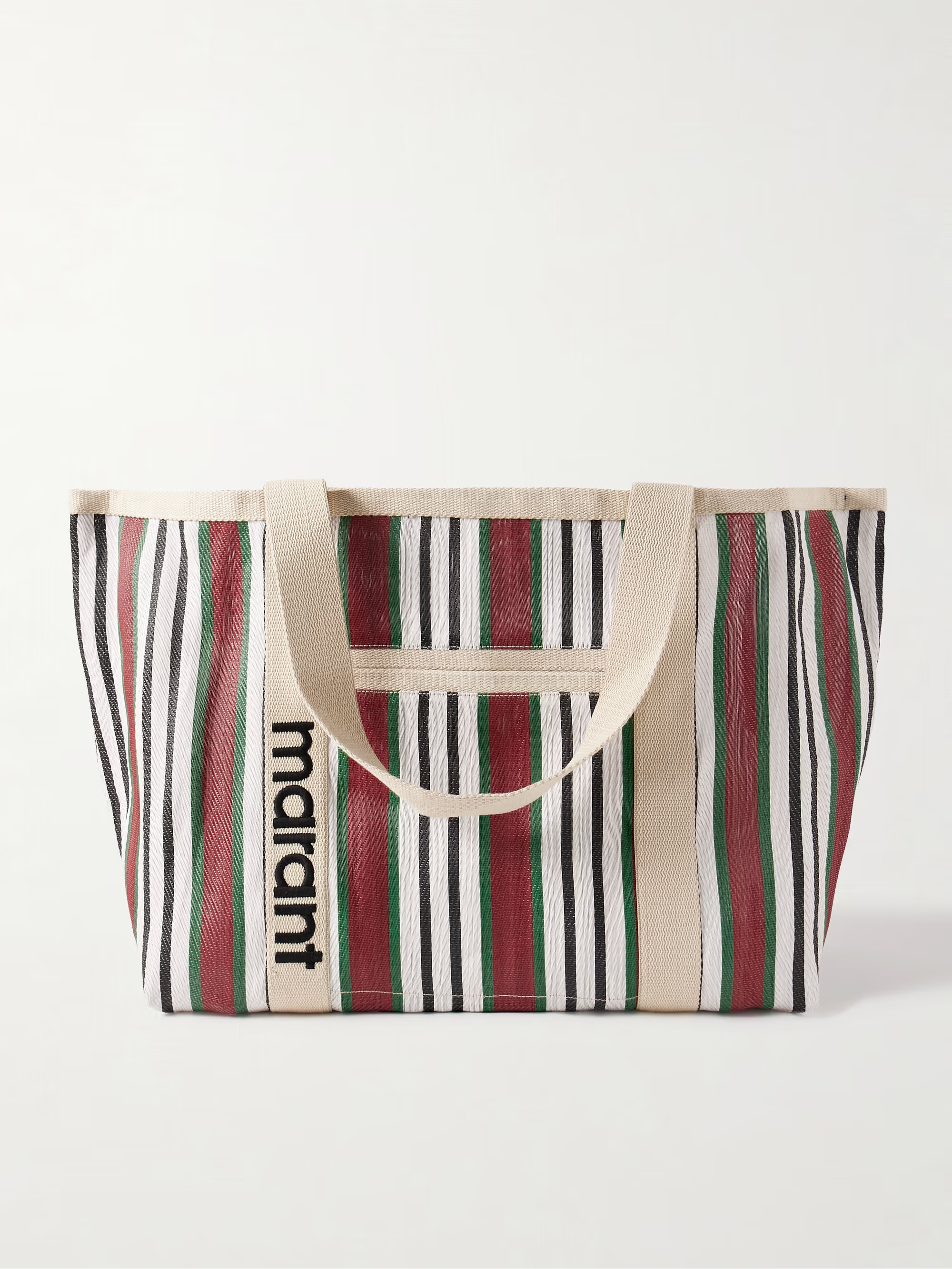 Darwen striped canvas-trimmed nylon tote | NET-A-PORTER (US)