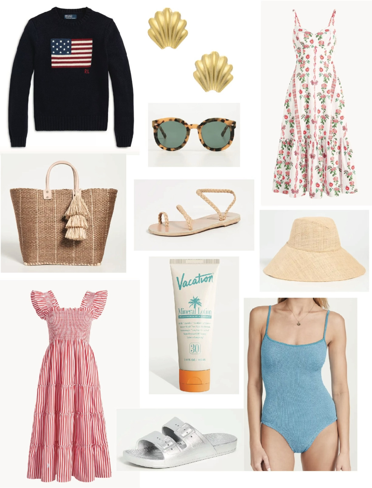 4th of July pieces that work for the whole summer.

#LTKstyletip #LTKunder100 #LTKshoecrush