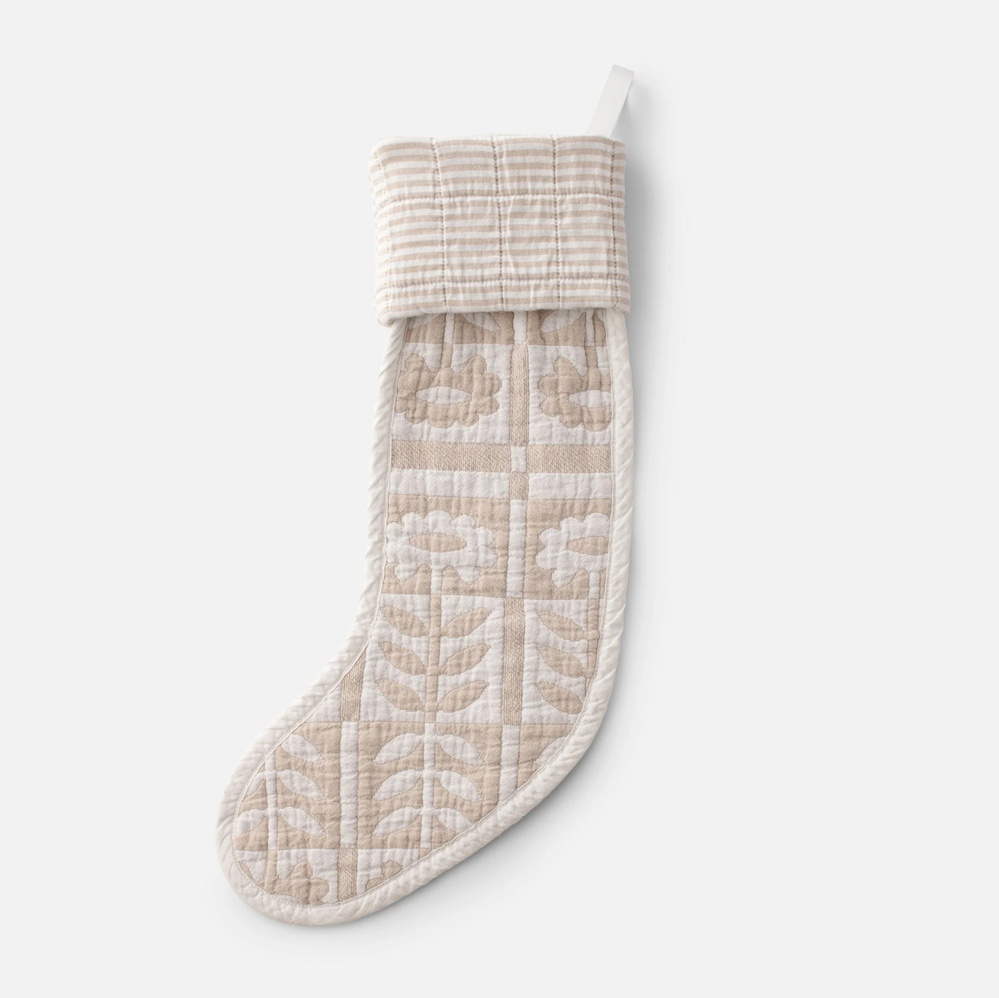 Stillwater Floral Stocking - White | Schoolhouse