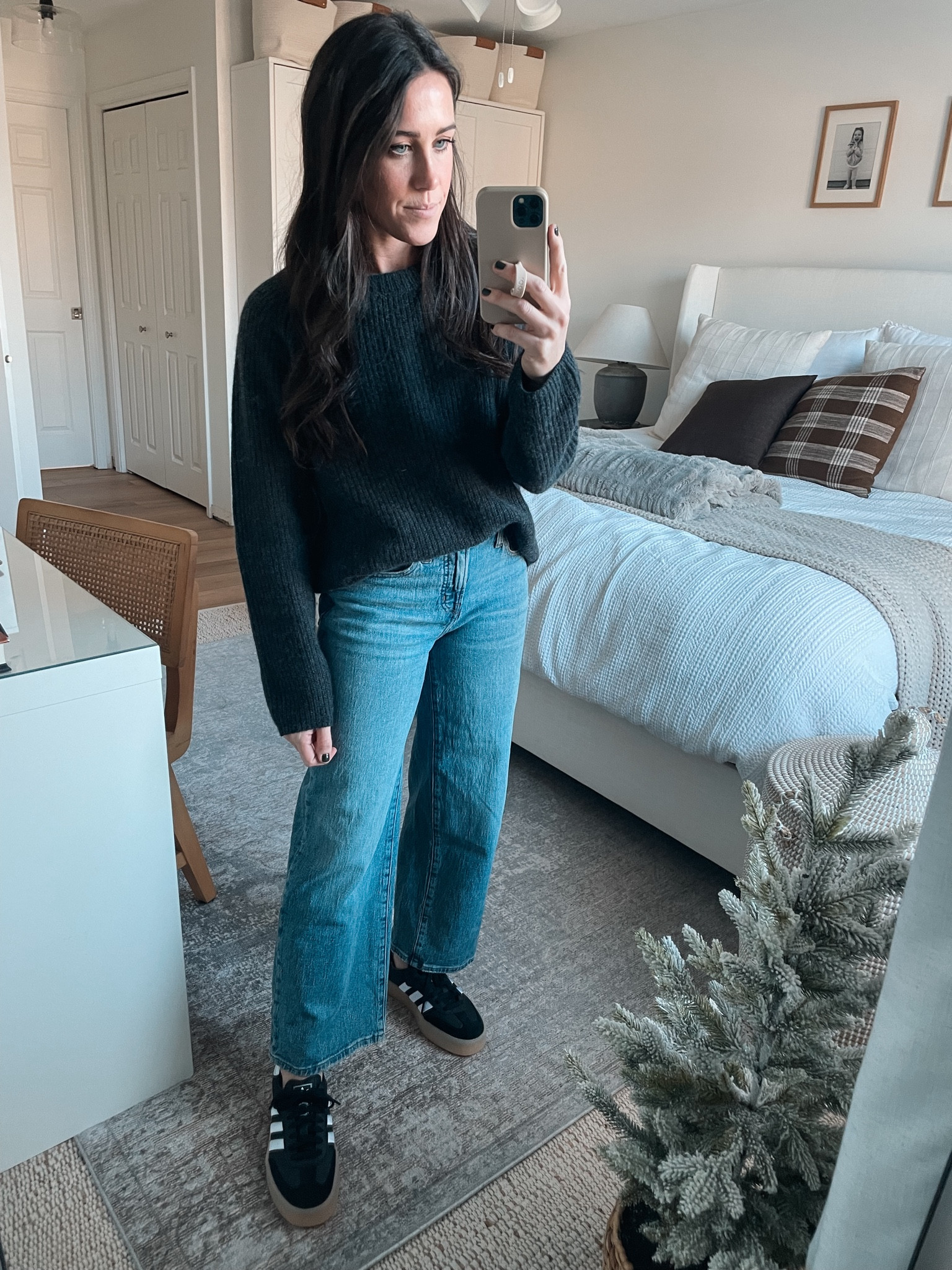12.11.23
Quince sweater medium
Madewell jeans 25 petite

#LTKSeasonal #LTKfindsunder100 #LTKstyletip