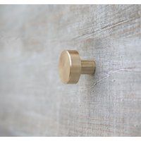 Solid Brass Drawer Pull-Modern Knob-Cabinet Pull-Cabinet Knob | Etsy (US)