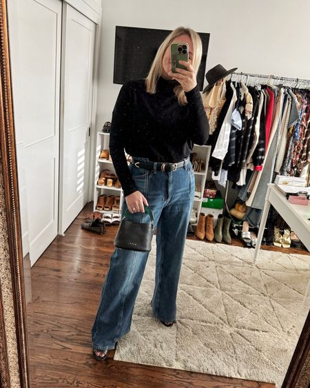 Really loving these Amazon belts to complete a denim look. This turtleneck is also so soft and cozy with a built in bra 


#LTKSeasonal