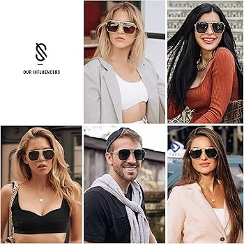 SOJOS Retro Oversized Square Polarized Sunglasses for Women Men Vintage Shades UV400 Classic Larg... | Amazon (US)