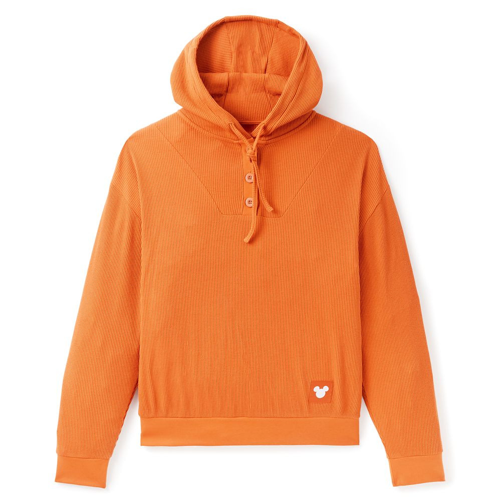 Mickey Mouse Icon Waffle Pullover Hoodie for Women | Disney Store