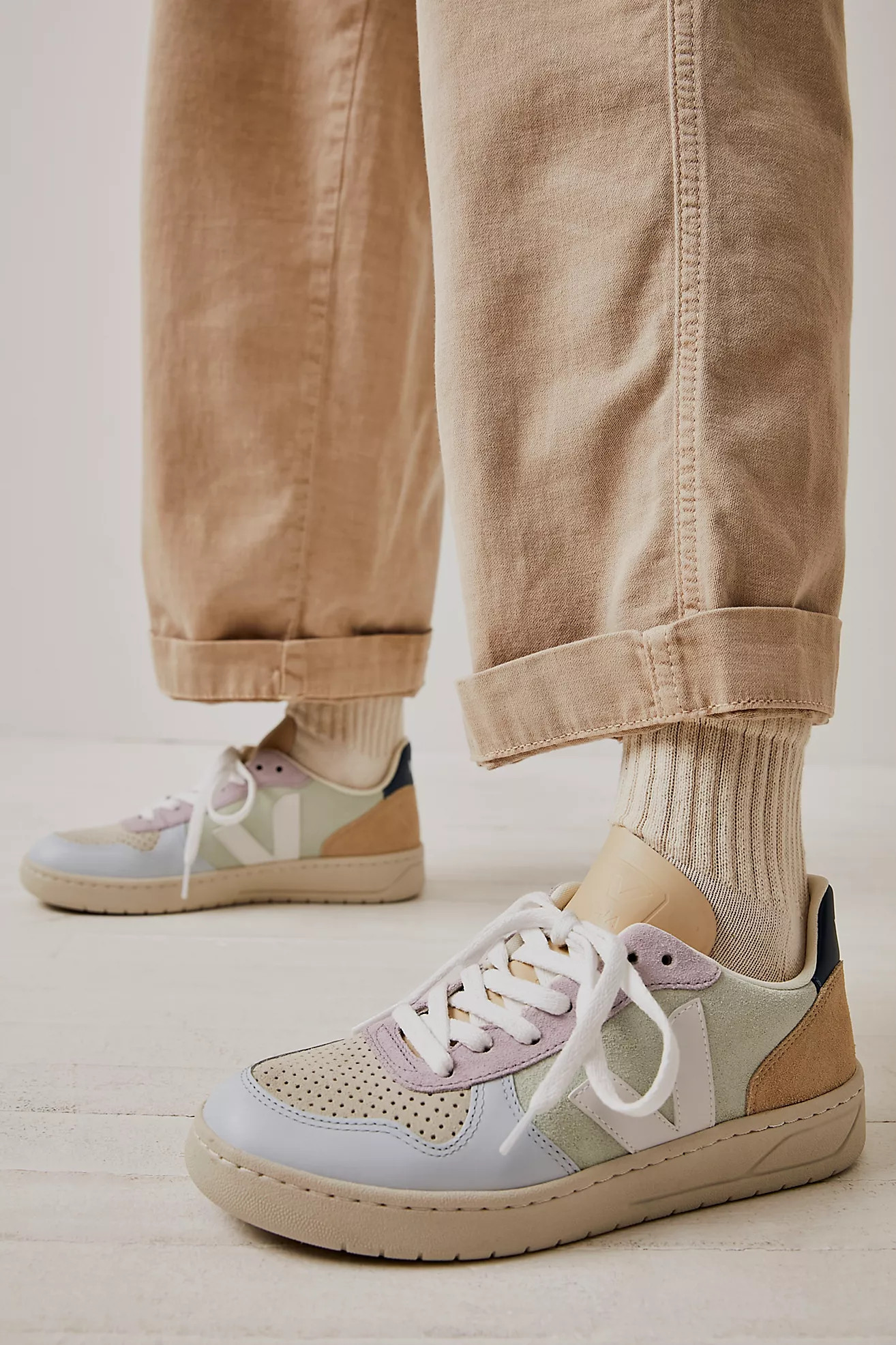 Veja V-10 Suede Sneakers | Free People (Global - UK&FR Excluded)