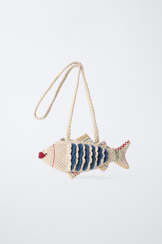 CROCHET FISH CROSSBODY BAG | Zara US
