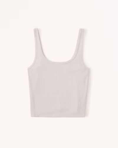 Cozy Rib Scoopneck Sleep Tank | Abercrombie & Fitch (US)