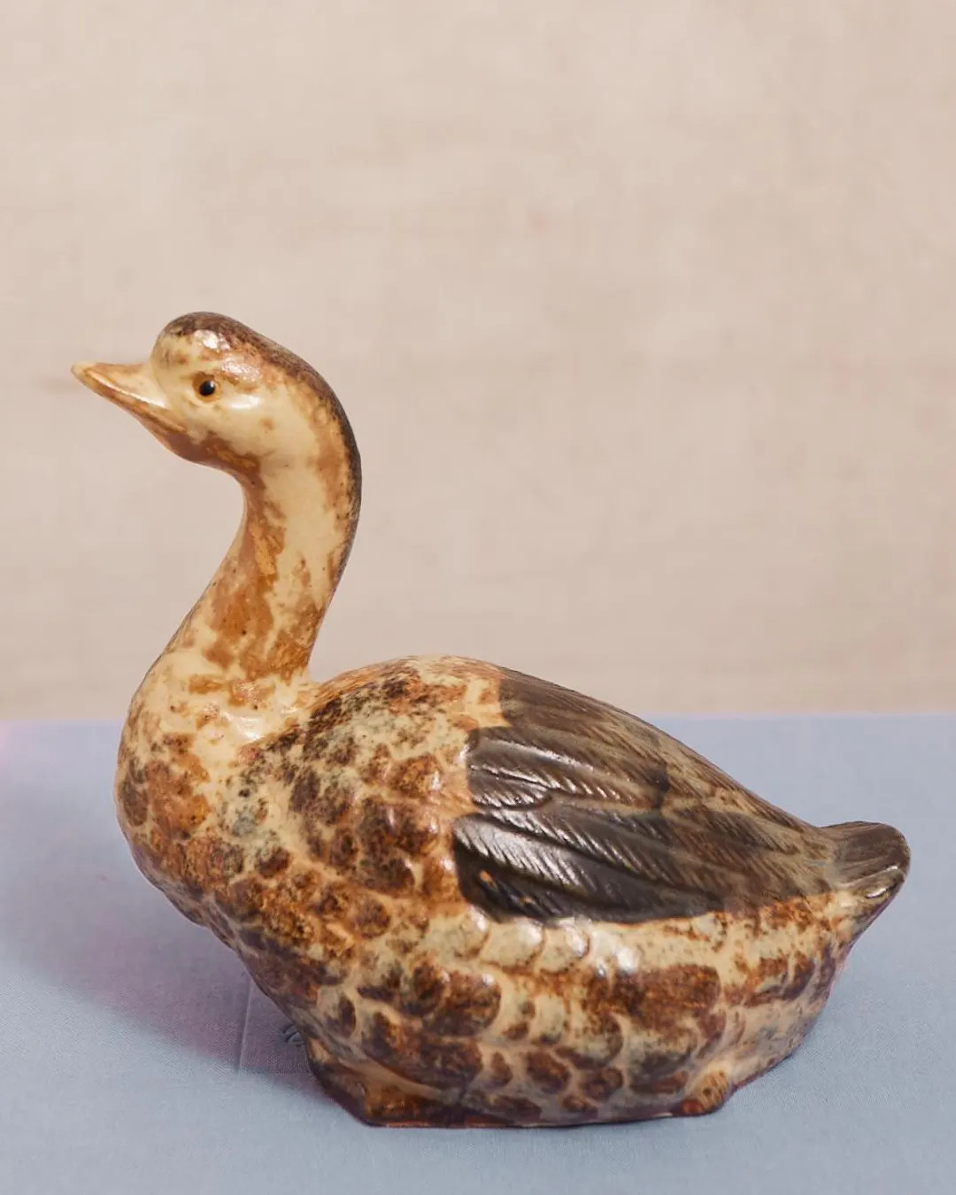 Vintage Earth Tone Ceramic Goose Figurine Vintage Home Decor | Etsy (US)