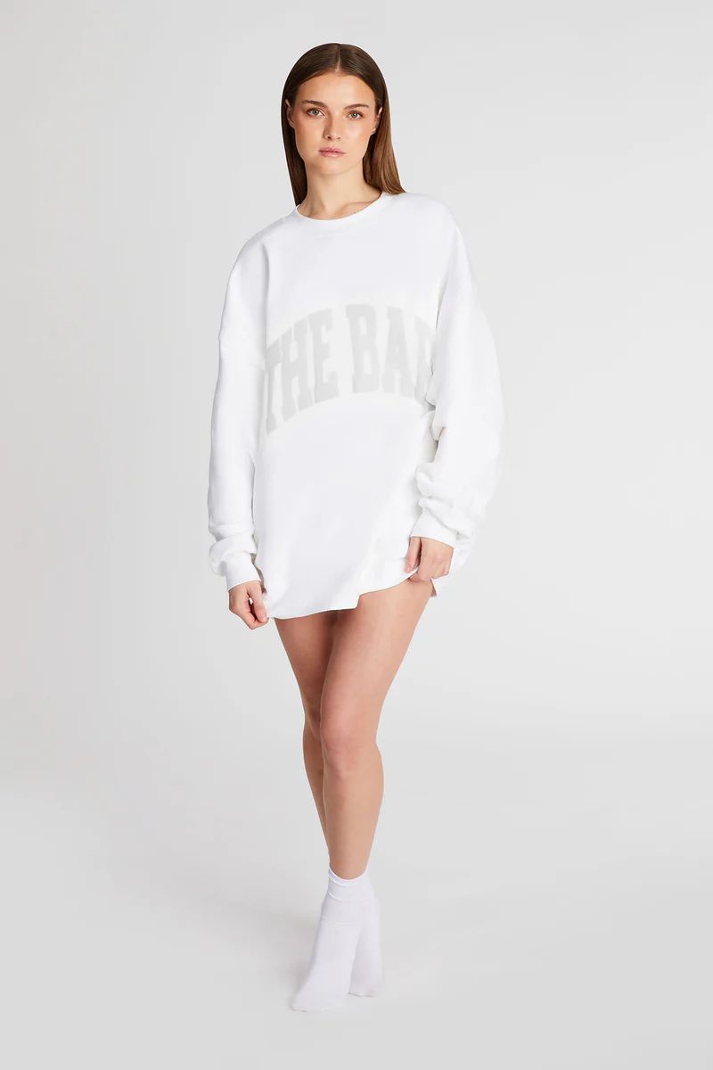 VARSITY SWEATSHIRT WHITE | The Bar