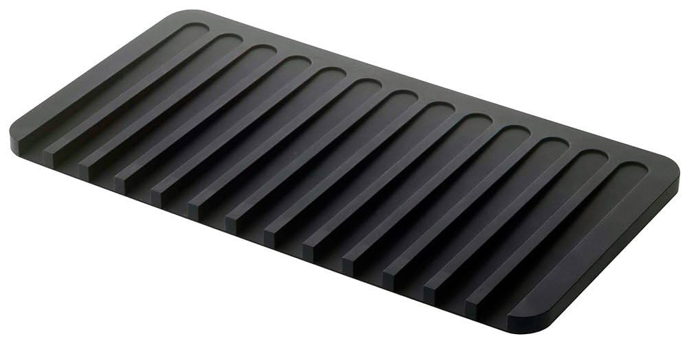 Yamazaki Home Self Draining Tray - Drying Board, Dish Drainer Mat, Black | Amazon (US)