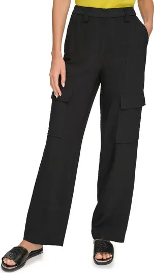 DKNY Flat Front Cargo Pants | Nordstrom | Nordstrom