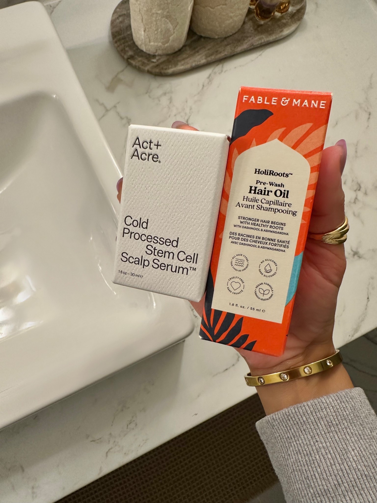Ordered this Fable & Mane pre-wash hair oil and Act+Acre Stem cell scalp serum from the recent @Sephora sale for my hair. Ever since I had my 2nd child my hair has been shedding and just feels thinner. These have amazing reviews and I’m hoping they can help make my hair thicker and denser again! 

hair care, healthy hair, hair growth, hair treatment, hair care tips, hair love, hair care routinee

#LTKselfcare #LTKmomlife #LTKBeauty