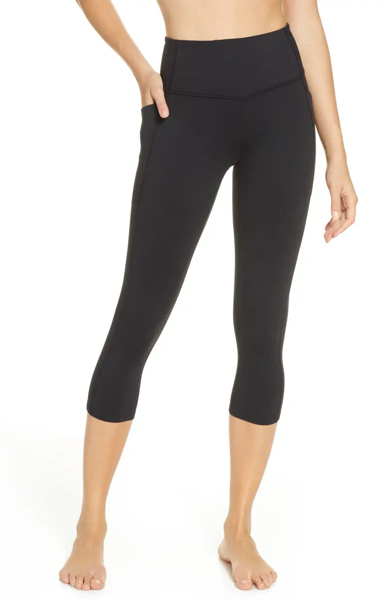 Live In High Waist Pocket Crop Leggings | Nordstrom