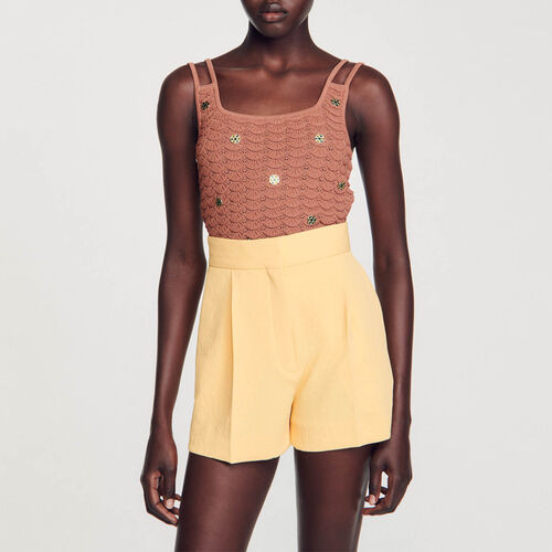 Straight-leg shorts | Sandro US | Sandro-Paris US