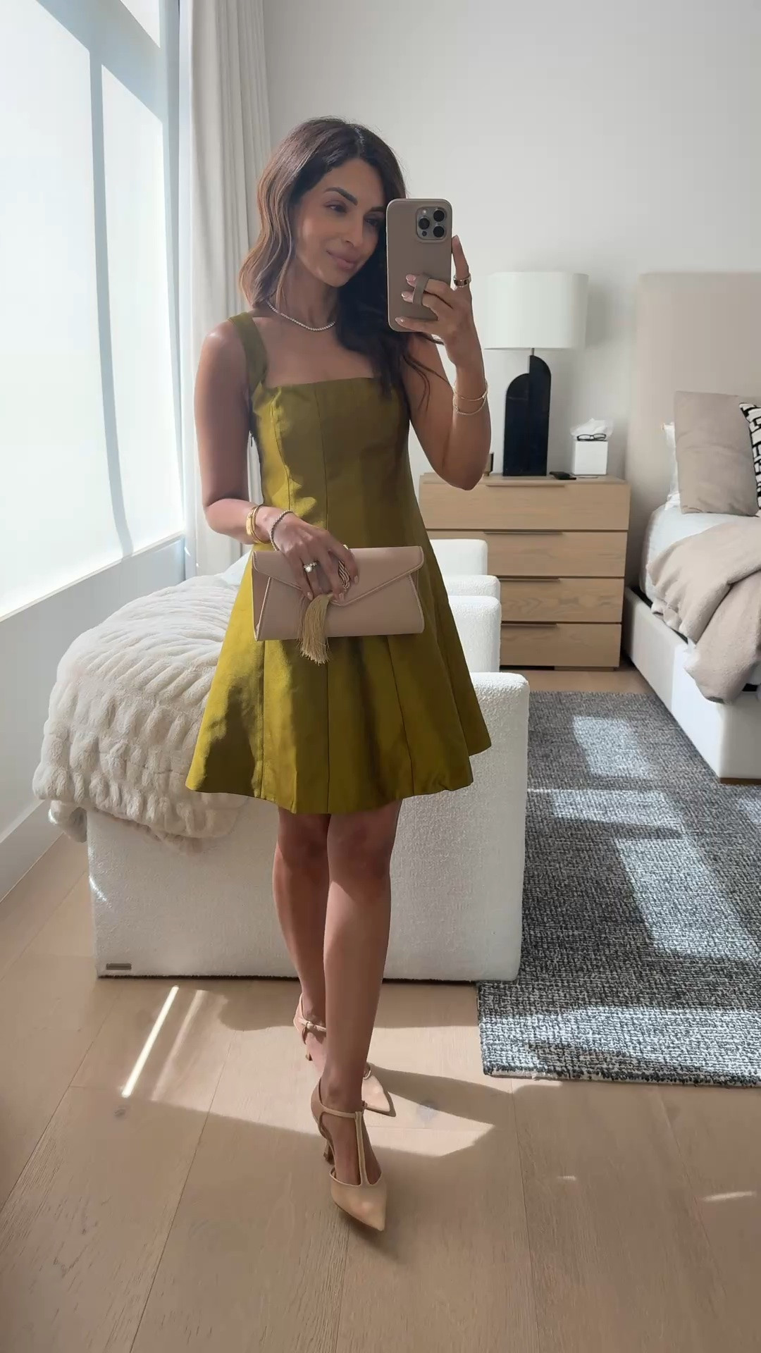 Such a cute little event dress from @tuckernuck! I love the dupioni fabric because it gives the mini shape a little more structure. This would be perfect for fall events or wedding! #tuckernuckpartner

#LTKPetite #LTKWedding