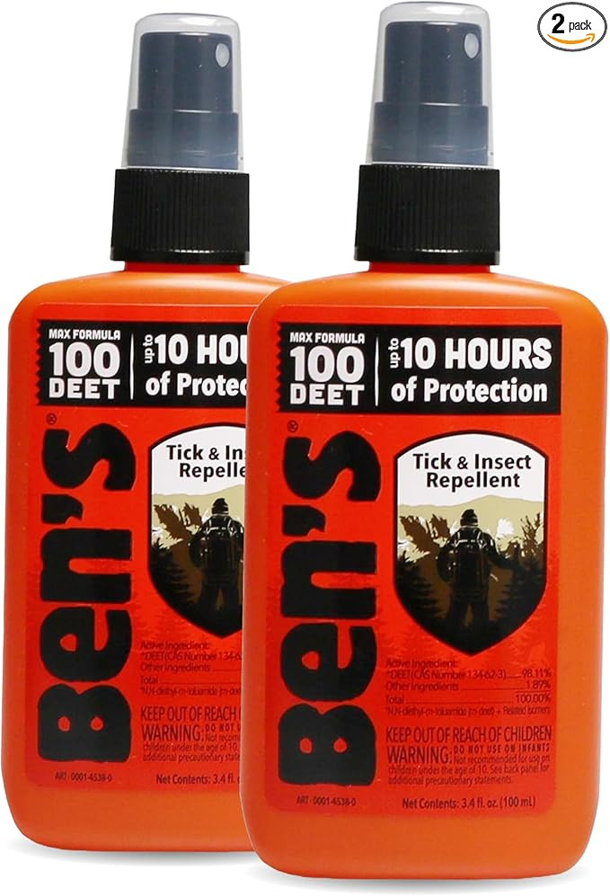 Ben's 100 Tick & Insect Repellent - Alcohol-Free DEET Insect Repellent Pump Spray - Offers 10 Hou... | Amazon (US)