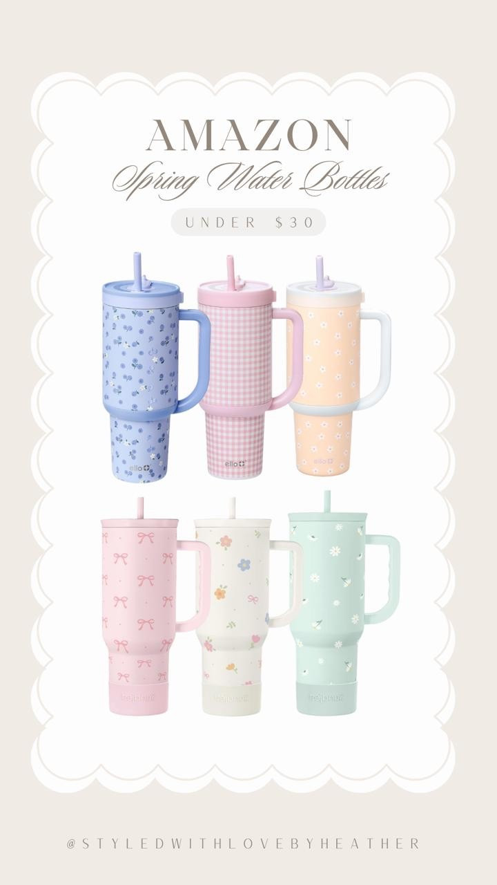 I didn’t expect to love these this much… but they’re SO cute 😭🤍
The colors, the prints, the size — everything is just perfect for everyday use.
Also love that they’re affordable but still feel high quality.
Such a small upgrade that actually makes you drink more water ✨


#LTKmorningroutine #LTKstorytime #LTKBeauty