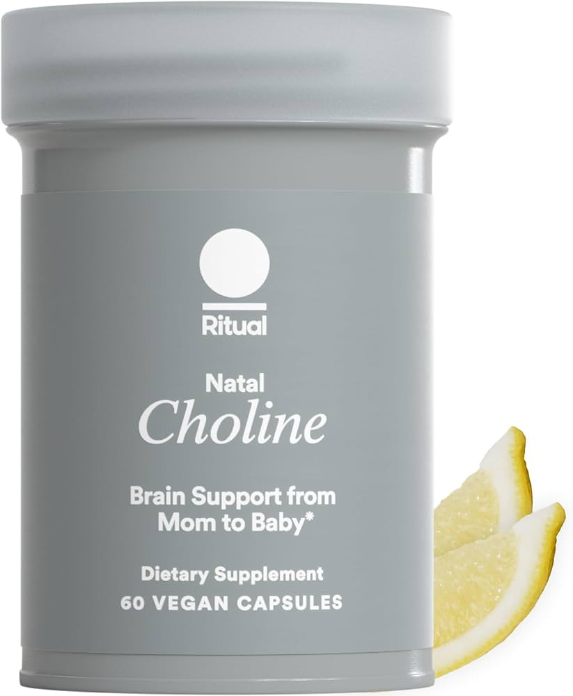 Ritual Natal Choline Supplement, 550mg, Supports Baby’s Cognitive Function When Taken During Pr... | Amazon (US)