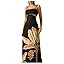 SOLY HUX Women's Summer Maxi Dress Boho Print Tie Shoulder Spaghetti Strap Cut Out Tie Back Cami ... | Amazon (US)