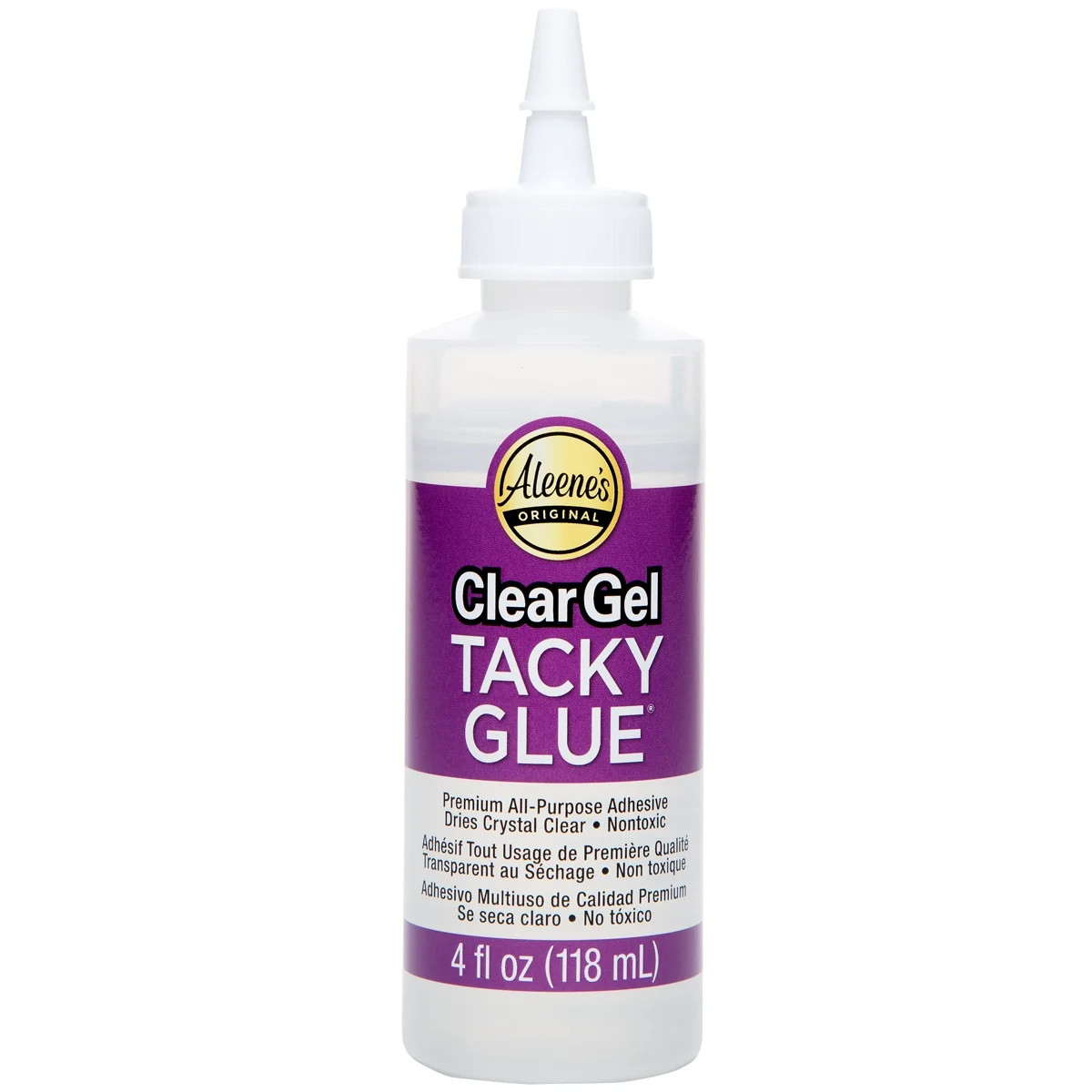 Aleene's Clear Gel Tacky Glue 4 fl oz, Dries Clear, Premium All-Purpose Adhesive | Walmart (US)